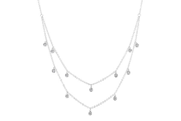 G273-65349: NECKLACE .22 TW (18 INCHES)