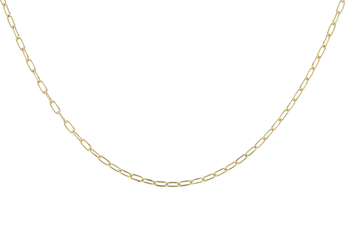 H273-69903: PAPERCLIP SM (8IN, 2.40MM, 14KT, LOBSTER CLASP)