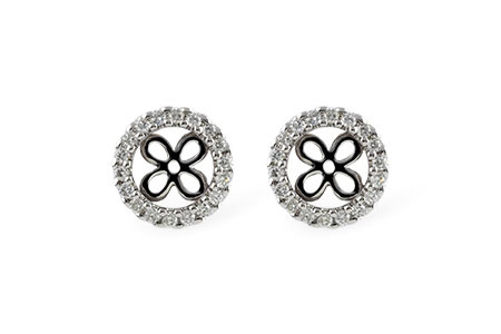 L187-31658: EARRING JACKETS .30 TW (FOR 1.50-2.00 CT TW STUDS)