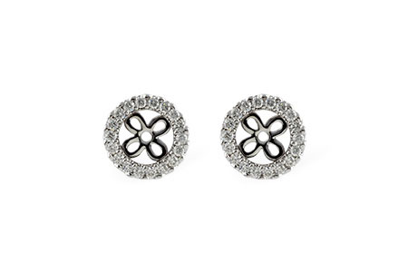 M187-31649: EARRING JACKETS .24 TW (FOR 0.75-1.00 CT TW STUDS)