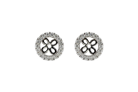 M187-31649: EARRING JACKETS .24 TW (FOR 0.75-1.00 CT TW STUDS)