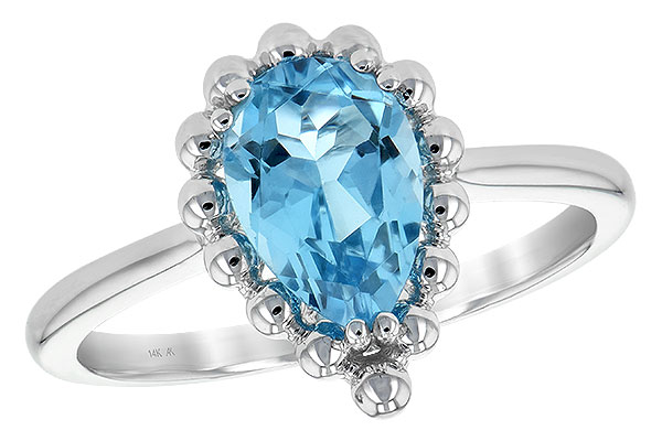 A189-13531: LDS RG BLUE TOPAZ 1.55 CT