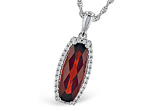 A272-75340: NECK 1.75 GARNET 1.87 TGW