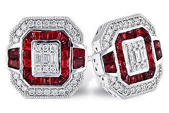 B272-79849: EARR .80 RUBY TW 1.05 TGW