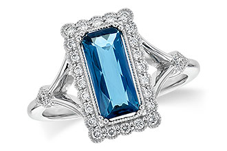 E190-06258: LDS RG 1.58 LONDON BLUE TOPAZ 1.75 TGW