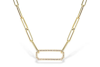 G273-64449: NECKLACE .50 TW (17 INCHES)