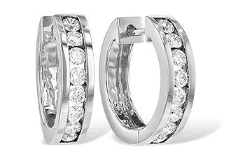 H185-48922: EARRINGS 1 CT TW